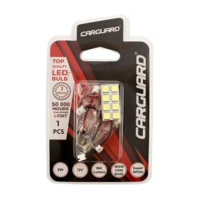   Carguard 50750 Autós LED - CLD312 - 30 x 15 mm (W5W, C5W, BA9S) - 160 lm - can-bus - SMD - 2W - 12V