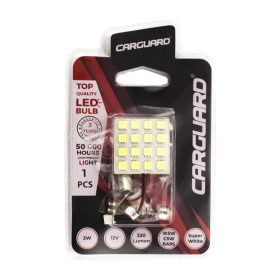   Carguard 50752 Autós LED - CLD314 - 35 x 35 mm (W5W, C5W, BA9S) - 320 lm - can-bus - SMD - 3W - 12V