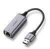 Ugreen USB 3.2 Gen 1 1000 Mbps Gigabit Ethernet külső hálózati adapter szürke