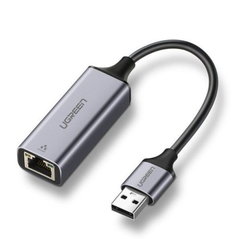 Ugreen USB 3.2 Gen 1 1000 Mbps Gigabit Ethernet külső hálózati adapter szürke