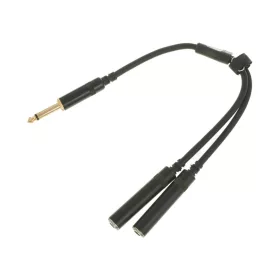   Thunder CC005 jelkábel, Y-Kábel, splitter (1x 6,3 Jack papa - 2x 6,3 Jack mama) - (0,2 m)