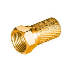 Goobay 51868 F-dugó, Cu aranyozott