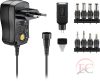 Goobay 53997 Kisméretű univerzális hálózati adapter 1500mA (stabilizált)