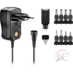   Goobay 53997 Kisméretű univerzális hálózati adapter 1500mA (stabilizált)