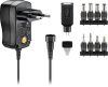 Goobay 54793 Kisméretű univerzális hálózati adapter  300mA (stabilizált)