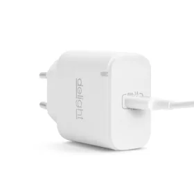   Delight 55046WH Adapter - Type-C - gyorstöltő, PD20W - fehér