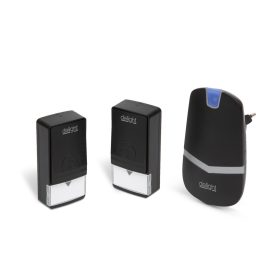   Delight 55343BK-2 Digitális elem- és vezeték nélküli csengő - Kinetic