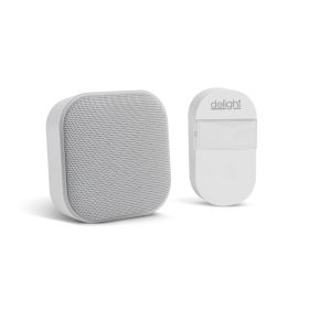   Delight 55346WH 2 az 1-ben vezetéknélküli csengő és éjjelifény - Kinetic - fehér