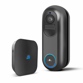   Delight 55387BK Smart Wi-Fi-s videó kaputelefon - akkumulátoros, 12V - MicroSD, FHD, PIR - fekete