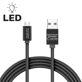 Delight 55442M-BK Adatkábel - MicroUSB