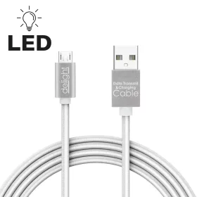 Delight 55442M-WH Adatkábel - MicroUSB