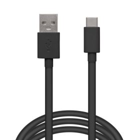 Delight 55550BK-1 Adatkábel - USB Type-C - fekete - 1 m