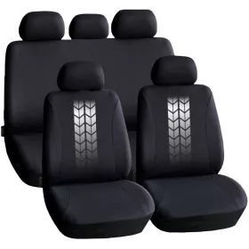   Carguard 55672GY Autós üléshuzat szett - szürke / fekete - 9 db-os - HSA004