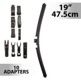   Carguard 55739N Ablaktörlő 19"/47,5 cm - 10 db adapterrel