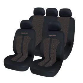   Carguard 55748BR Autós üléshuzat szett - bézs / fekete - 11 db-os - HSA010