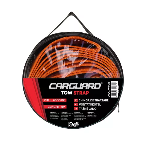 Carguard 55772B Vontatókötél - PE műanyag - 4 m - 4500 kg