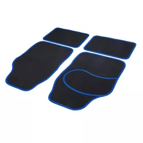   Carguard 55834A Univerzális textil autószőnyeg szett - 64 x 44 cm / 44 x 29 cm - fekete, kék