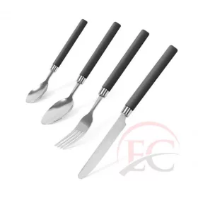   Family 56308A Evőeszköz készlet - fekete - 4 db-os - műanyag nyéllel