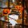 Family 56556A Halloween-i dekoráció - manó - akasztható - habszivacs - 44 x 26 cm