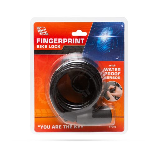 WheelZone 57085 Kerékpárlakat ujjlenyomatolvasóval - 150 cm