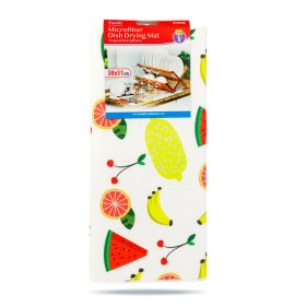   Family 57093B Mikroszálas edényszárító alátét - 38 x 51 cm - déligyümölcs mintás