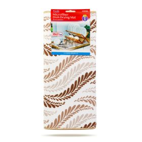   Family 57093D Mikroszálas edényszárító alátét - 38 x 51 cm - barna mintás