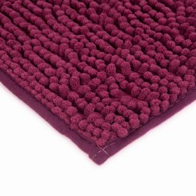   Family 57157A Fürdőszobai kilépőszőnyeg - hosszúszálú - bordó - 60 x 40 cm