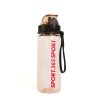 Family 57211 Sport kulacs - műanyag, átlátszó - 600 ml - 3 színben