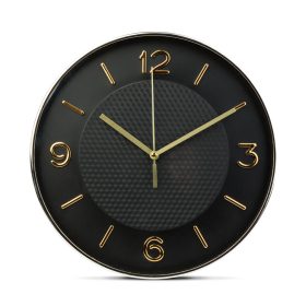   Family 57336B Falióra - 25 cm - műanyag, üveg - 1 x AA - fekete