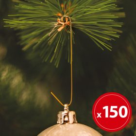 Family 58059B Szaloncukor akasztó - arany - 150 db / csomag