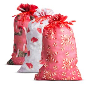 Family 58078C Organza ajándéktasak - 3 féle - 20 x 30 cm