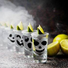   Family 58131E Halloween-i fólia matrica szett - fekete tök arcok - 16 db / csomag