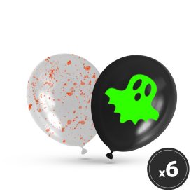   Family 58139 Halloween-i lufi szett - foszforeszkáló - 6 db / csomag