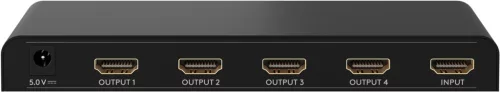 Goobay 58482HDMI - 4 x HDMI 4K elosztó 4K @ 30Hz, fekete