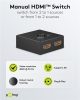 Goobay 58485 Kétirányú elosztó/kapcsoló, HDMI Switch (4K @ 30Hz)