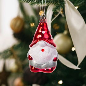   Family 58551 Karácsonyfa dísz - mikulás, glitteres - 85  x 50 mm