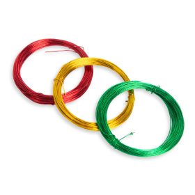   Family 58572 Karácsonyi dekor drót - fényes - 3 x 10 m - 3 féle / csomag