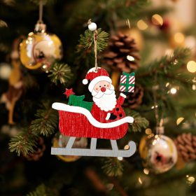   Family 58582B Karácsonyfadísz - Mikulás - akasztható - 21,5 x 11,5 cm