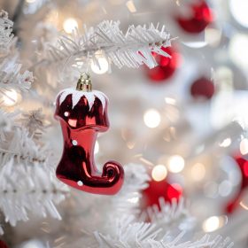   Family 58588 Karácsonyfadísz - fényes csizma - 8 x 6 x 4 cm