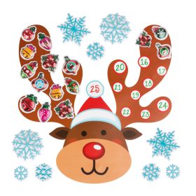   Family 58635B Karácsonyi öntapadós falmatrica - adventi kalendárium