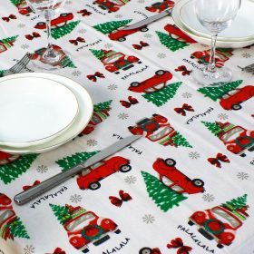   Family 58652B Karácsonyi asztalterítő - flanel - 132 x 178 cm