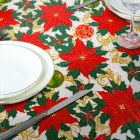   Family 58652C Karácsonyi asztalterítő - flanel - 132 x 178 cm