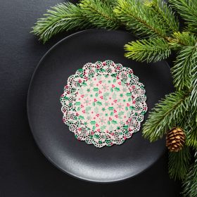   Family 58698 Karácsonyi tortacsipke - 26,5 cm - 10 db / csomag