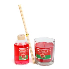   Vog&Arths 58800A Illatgyertya és illatosító szett - alma & fahéj - 120 g + 100 ml