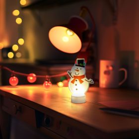   Family 58976B LED-es dekoráció - melegfehér - hóember - elemes