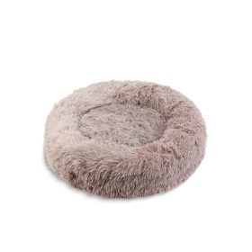   Yummie 60040A Kutyafekhely - kör - "M" méret - 60 cm - világosbarna