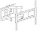 Goobay 63487 LCD TV Fali tartókonzol (81 - 190 cm)