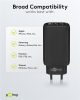 Goobay 65407 PD GaN USB-A / 2x USB-C Hálózati töltő - Fekete (65W)
