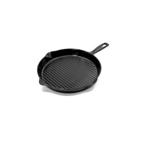  Noral 66667001 Öntöttvas grill serpenyő steakekhez, bordázott aljjal - átmérő 30 cm