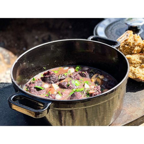 Noral 66667002 Öntöttvas lábas zománc bevonattal, 3,8 l, 24×12 cm